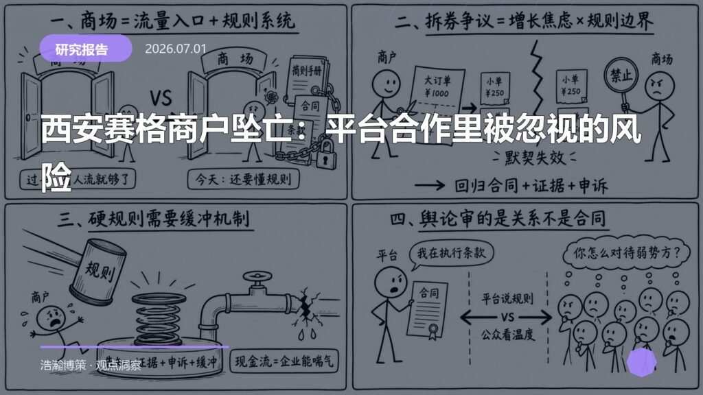 西安赛格商户坠亡：平台合作里被忽视的风险